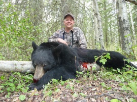 Todd had never done a guided hunt before and he wasn't sure what to expect. The hunt certainly surpassed his expectations. Seeing close to twenty bears, deer and moose really made it a great five days.