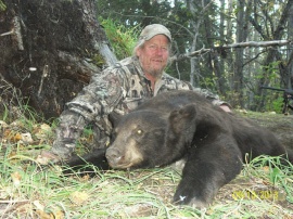 Terry had never done a guided hunt before and he wasn't sure what to expect. The hunt certainly surpassed his expectations. Seeing close to twenty bears, deer and moose really made it a great five days.