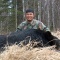 Smiles tell it all. The early snow melted and our Hawaiian hunter tagged a great trophy black bear. Successful non baited hunts provide the best of the bear and fun filled entertaining hunters make outfitting a joy. Aloha, Brandon, and we are all pleased to have had you in out camp. Best wishes.
